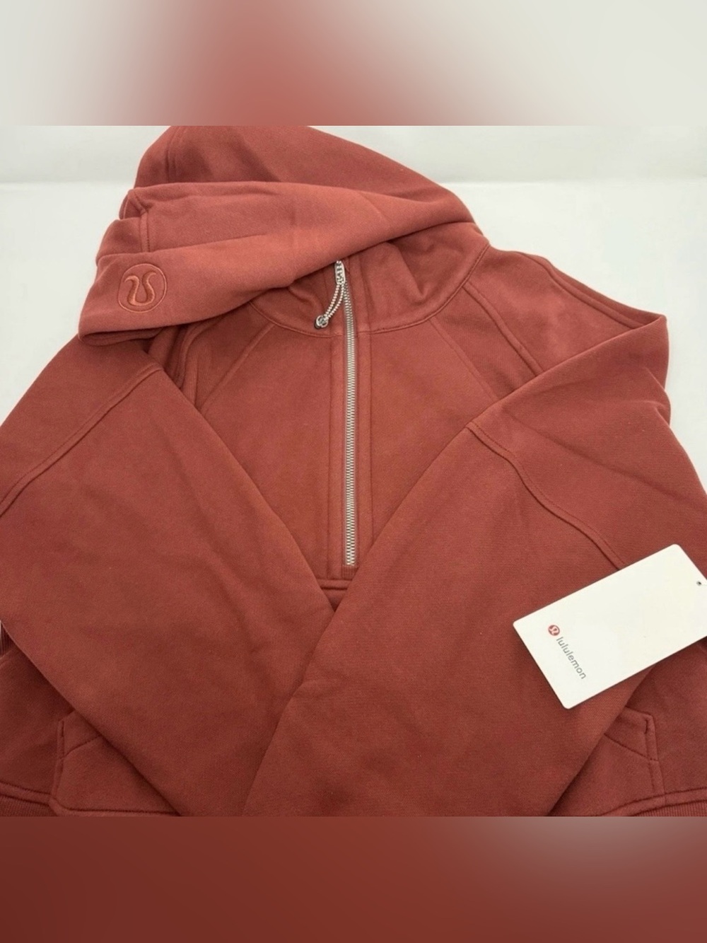 NWT Lululemon Women’s Scuba Oversized Half-Zip Hoodie, Rockwood, XS/S